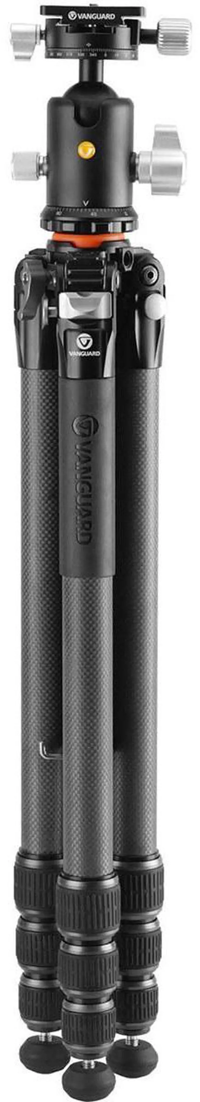 Alt view image 3 of 7 - Vanguard Vanguard Carbon Fiber Tripod with VEO BH-250S Ball Head