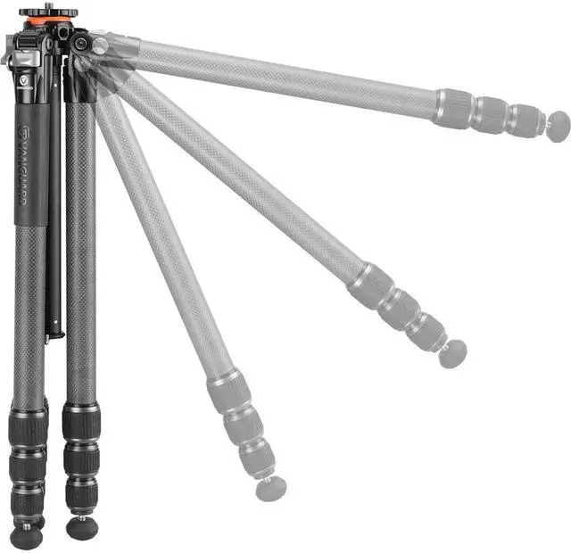 Alt view image 4 of 7 - Vanguard Vanguard Carbon Fiber Tripod with VEO BH-250S Ball Head