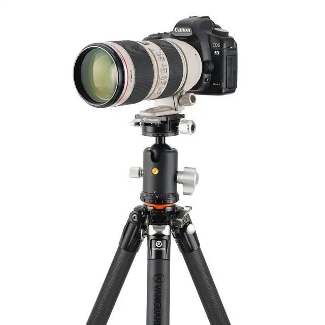 Alt view image 7 of 7 - Vanguard Vanguard Carbon Fiber Tripod with VEO BH-250S Ball Head