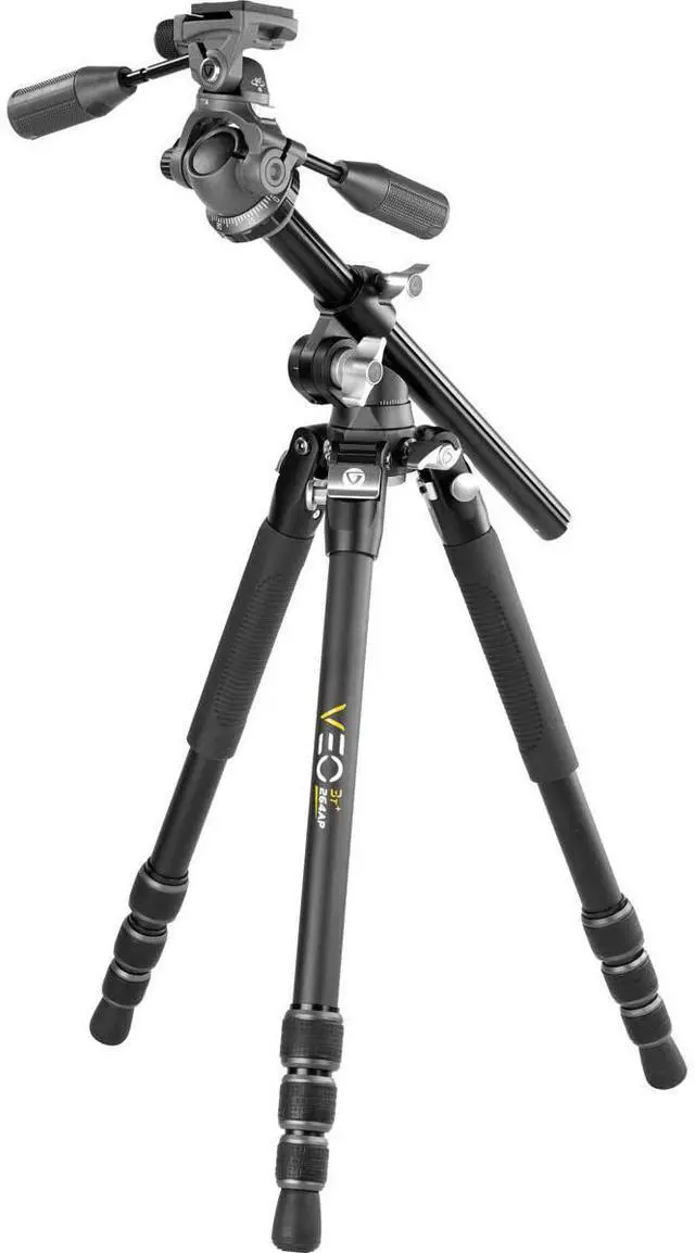 Alt view image 5 of 7 - Vanguard VEO 3T+ 264APS 4-Section Aluminum Travel Tripod/Monopod with PH-38S Pan Head