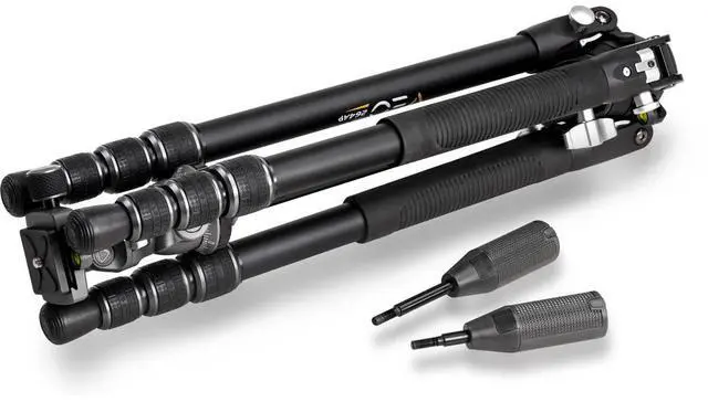 Alt view image 7 of 7 - Vanguard VEO 3T+ 264APS 4-Section Aluminum Travel Tripod/Monopod with PH-38S Pan Head