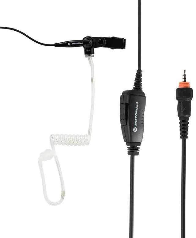 Alt view image 4 of 4 - Motorola HKLN4487A  1-Wire Surveillance Earpiece w/Push-to-Talk (PTT) Microphone & Hands-Free Operation