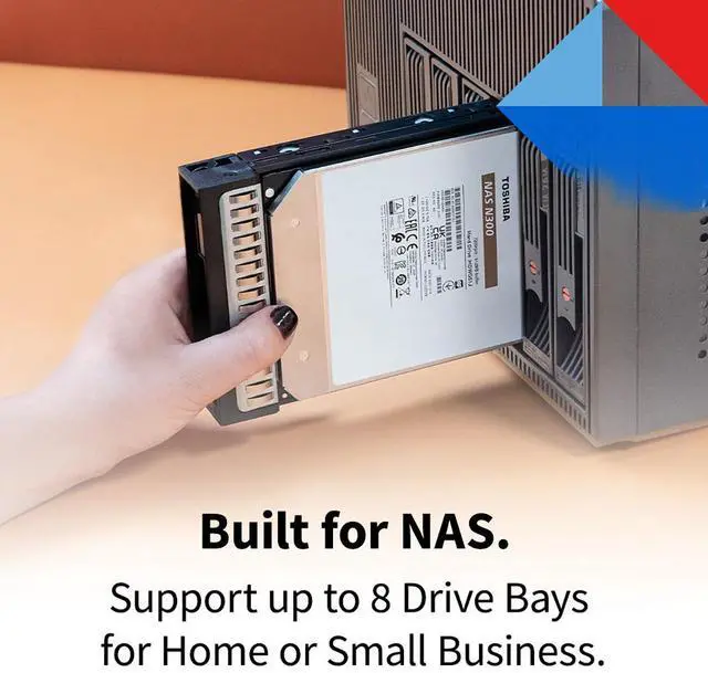 Alt view image 15 of 16 - Toshiba N300 HDWG51GXZSTA 16 TB Hard Drive - 3.5" Internal - SATA (SATA/600) - Conventional Magnetic Recording (CMR) Method - NAS, Storage Server, Server, Cloud Storage Device Supported - 7200rpm