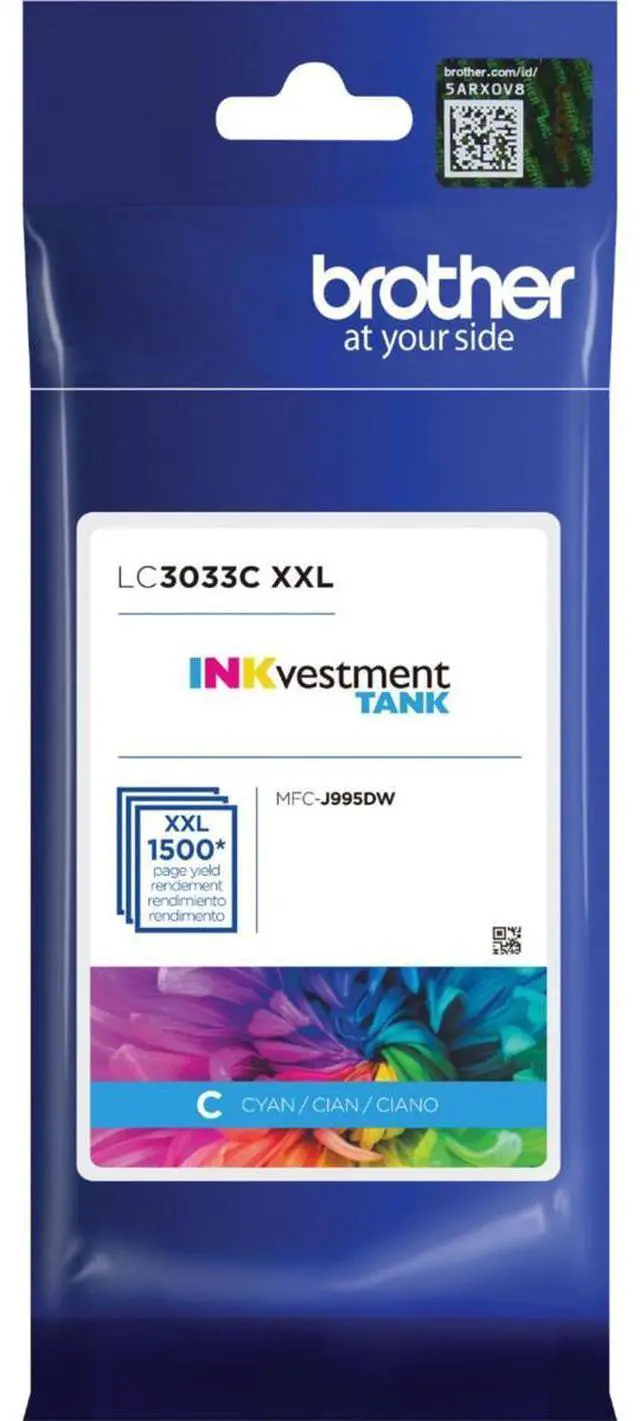 Alt view image 12 of 12 - Brother LC3033C Super High Yield Ink Cartridge - Cyan