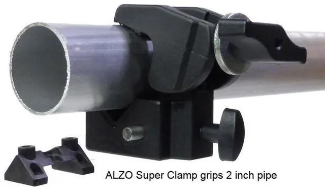 Alt view image 5 of 5 - Alzo Digital Super Clamp with 5/8 Light Mount Stud