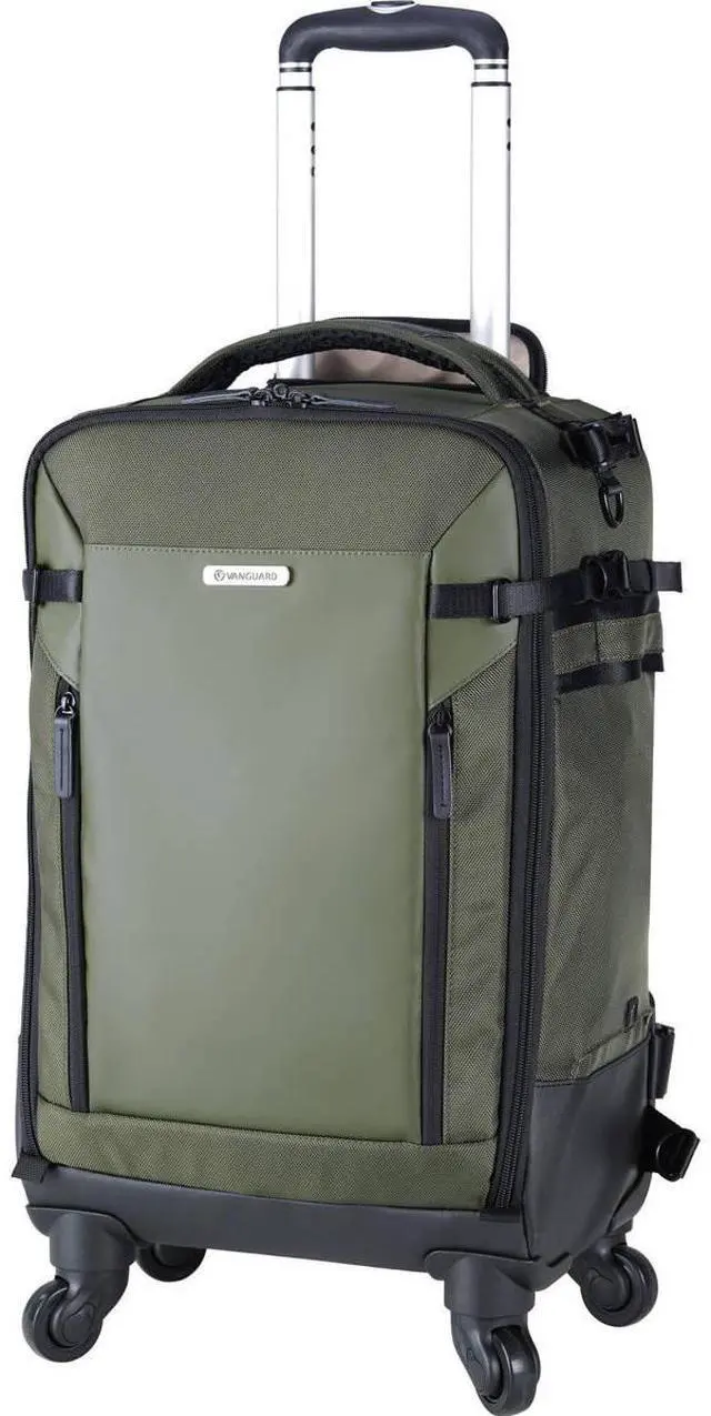 Alt view image 3 of 7 - Vanguard VEO Select 58T Camera Trolley Backpack, Green
