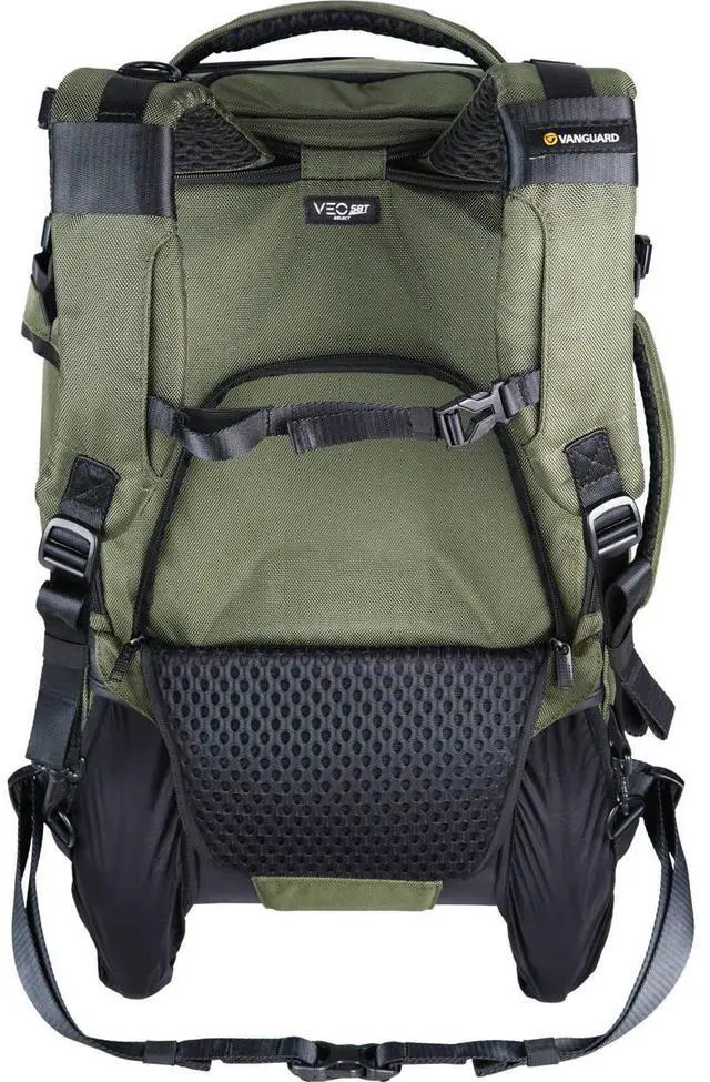 Alt view image 7 of 7 - Vanguard VEO Select 58T Camera Trolley Backpack, Green