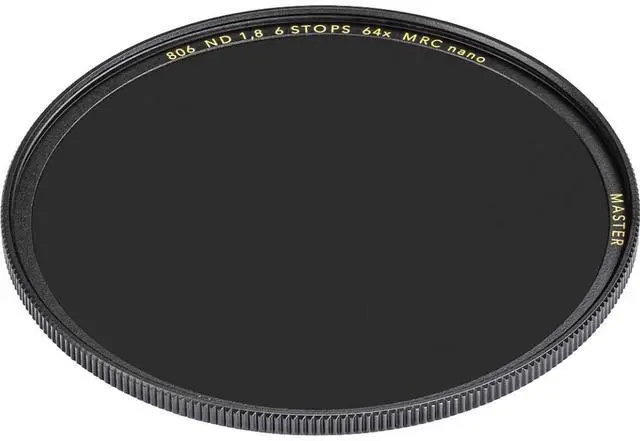 Main image of B + W 39mm Master 806M ND 1.8 6-Stop MRC Nano Neutral Density Filter #66-1101570