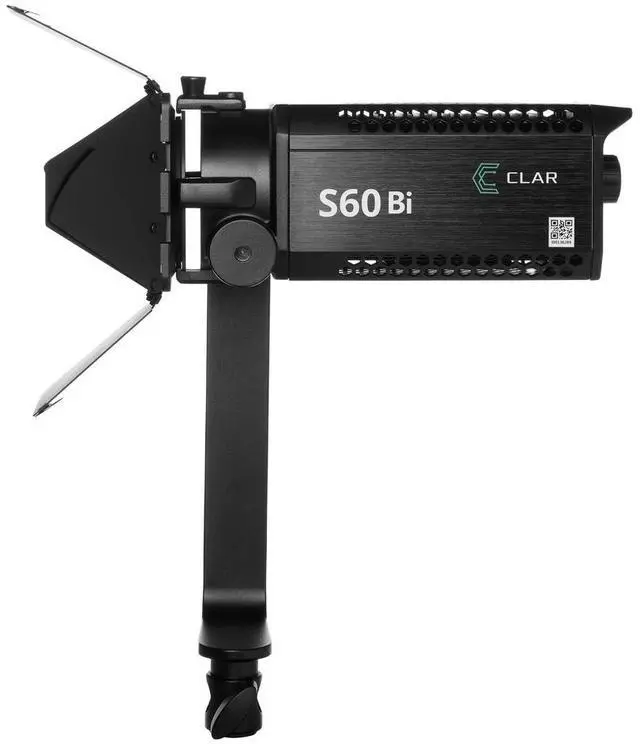 Alt view image 7 of 7 - CLAR S60Bi Bi-Color Focusing COB LED Video Light