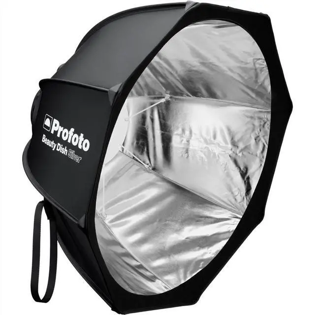 Alt view image 8 of 13 - Profoto Beauty Dish for Portraits and Fashion with Integrated Speedring, Circular Front Edge, and All-In-One Mount Design (Silver)