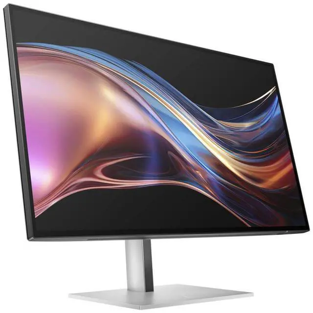 Alt view image 9 of 14 - HP 727pu 27" Class WQHD LED Monitor - 16:9 - Natural Silver - 27" Viewable - In-plane Switching (IPS) Black Technology - Edge LED Backlight - 2560 x 1440 - FreeSync Premium - 400 Nit - 5 ms