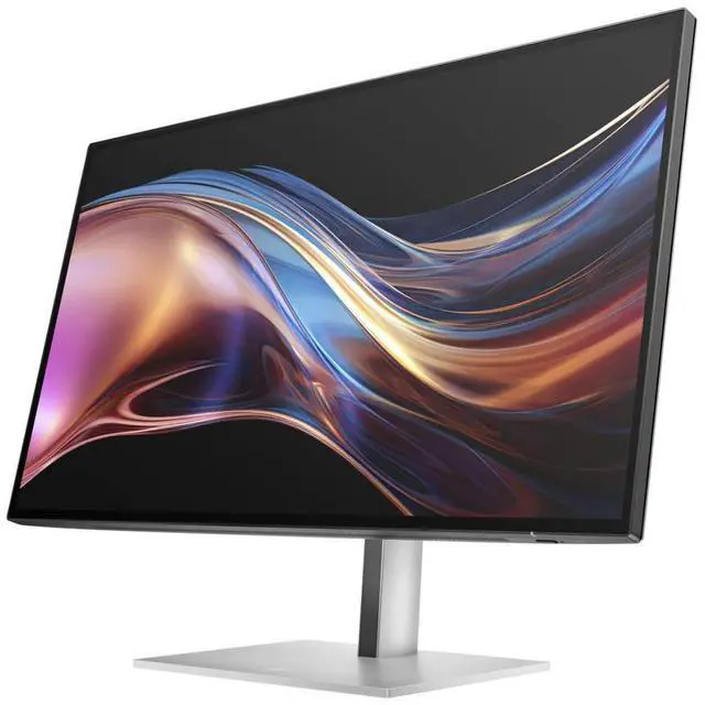 Alt view image 10 of 14 - HP 727pu 27" Class WQHD LED Monitor - 16:9 - Natural Silver - 27" Viewable - In-plane Switching (IPS) Black Technology - Edge LED Backlight - 2560 x 1440 - FreeSync Premium - 400 Nit - 5 ms