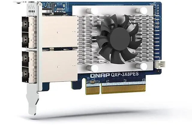Main image of QNAP QXP-3X8PES Dual-Port PCIe Gen3 x8 Expansion Card