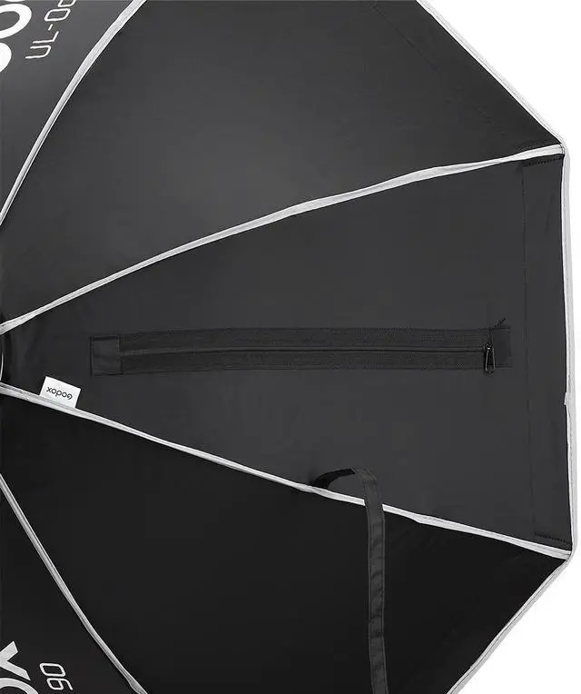 Alt view image 4 of 7 - Godox Umbrella-Style Softbox with Bowens Mount (35.4") #UL-BOX-OCTA-90