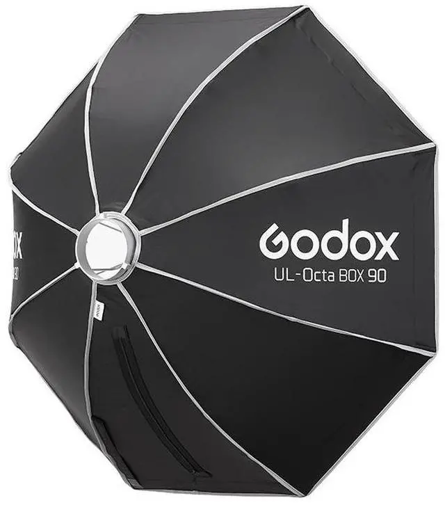 Alt view image 5 of 7 - Godox Umbrella-Style Softbox with Bowens Mount (35.4") #UL-BOX-OCTA-90
