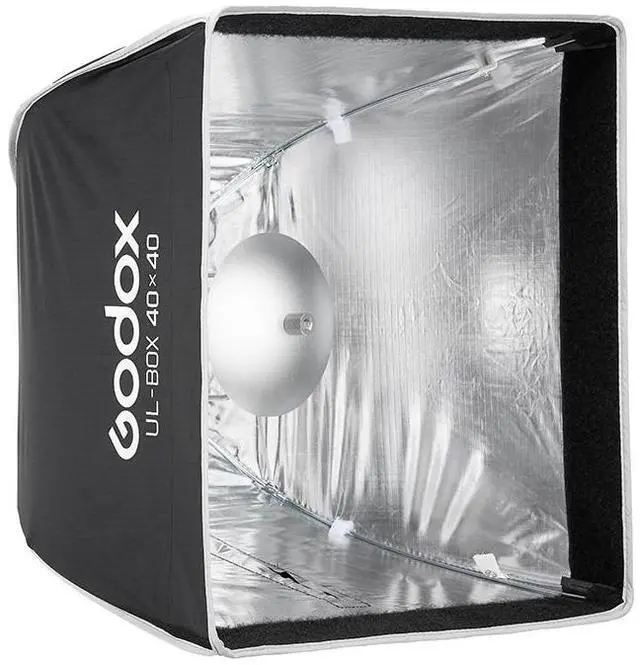 Main image of Godox Umbrella-Style Softbox with Bowens Mount (15.7 x 15.7") #UL-BOX-40