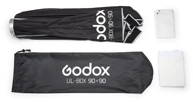 Alt view image 2 of 7 - Godox Umbrella-Style Softbox with Bowens Mount (35.4 x 35.4") #UL-BOX-90