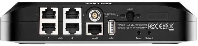 Alt view image 3 of 6 - Teradek Link AX Wi-Fi Router/Access Point, Gold Mount