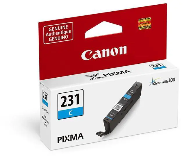 Alt view image 2 of 2 - Canon Canon CLI-231 Ink Cartridge, Cyan