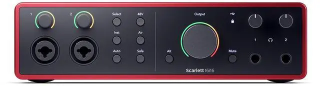 Alt view image 4 of 5 - Focusrite Scarlett 16i16 4th Gen USB Audio Interface with Software Suite