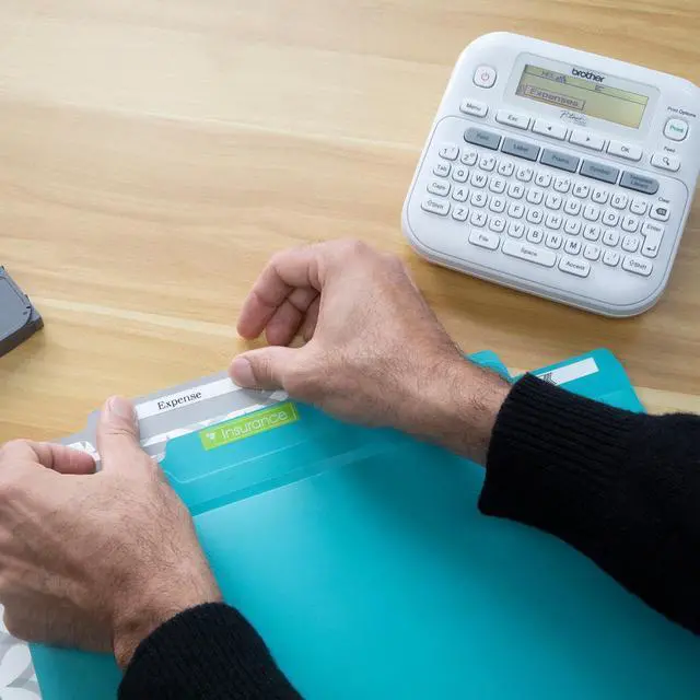 Alt view image 20 of 20 - Brother® P-touch PT-D220 Home/Office Everyday Label Maker - 14 Fonts - 180 dpi - Tape - QWERTY - for Home, Office
