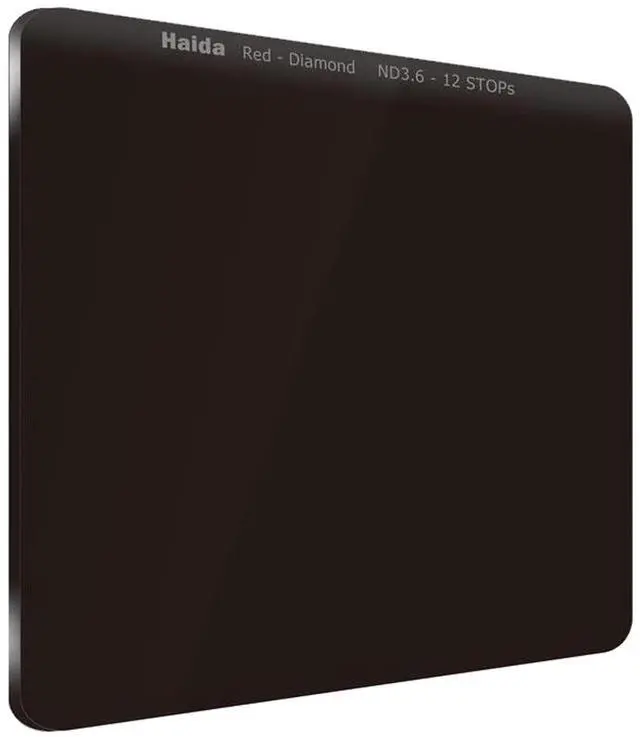 Main image of Haida Red-Diamond ND 100x100mm Filter, 3.6/4000x Density (12-Stops) #HD4272