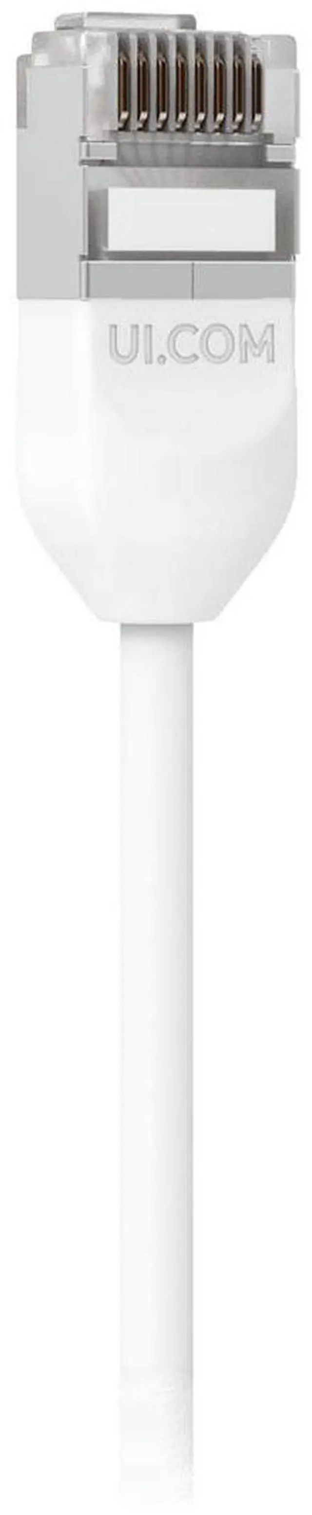 Alt view image 7 of 7 - Ubiquiti Networks 3.3' UniFi Shielded Cat6A Premium Outdoor Patch Cable, White