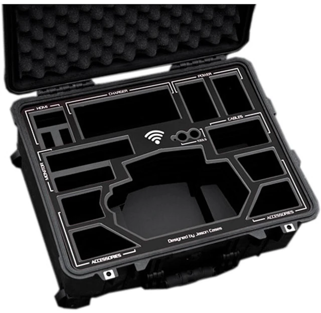 Main image of Jason Cases Protective Case with Foam for MoVI Controller, Black Overlay