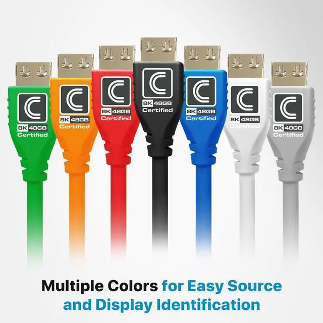 Alt view image 17 of 17 - Comprehensive MicroFlex Pro AV/IT HDMI A/V Cable MHD48G6PROGRN