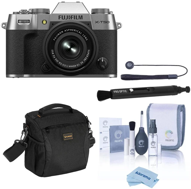 Main image of Fujifilm X-T50 Mirrorless Camera with XC 15-45mm f/3.5-5.6 OIS PZ Lens
