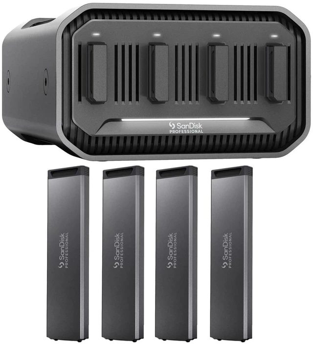 Main image of SanDisk Professional PRO-BLADE STATION SSD Desktop Enclosure,with 4x 2TB SSD Mag