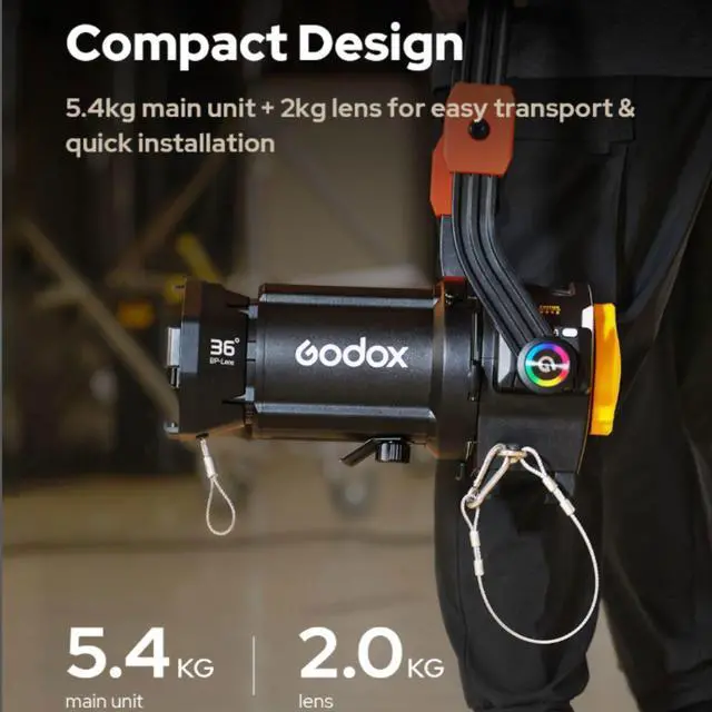 Alt view image 7 of 7 - Godox Projection Attachment for KNOWLED M600R & M1000R Lights (19°) #BP19K