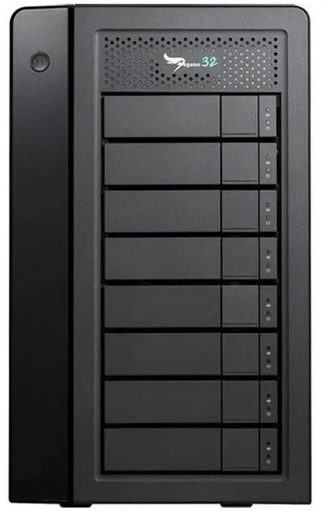 Alt view image 9 of 11 - Promise Technology Pegasus32 R8 144TB HDD 8x18TB
