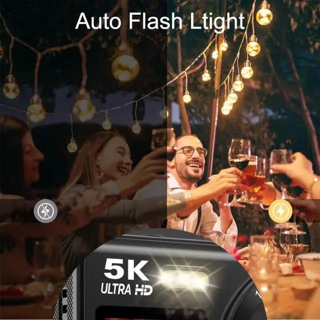 Alt view image 4 of 7 - Aries SnapVlog 5K WiFi Digital Camera (Pink) #SNAPVLOG-P