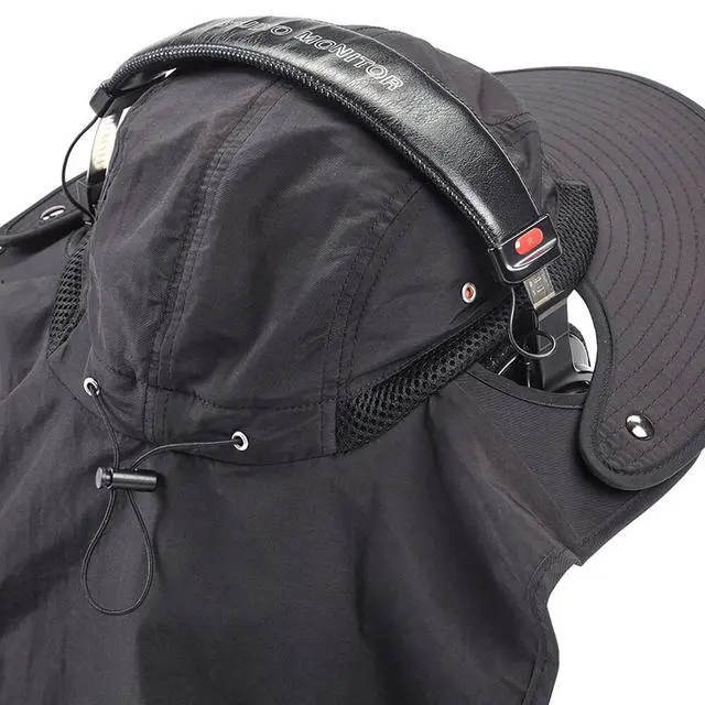 Alt view image 5 of 7 - K-Tek Stingray Audio SunHat, Black