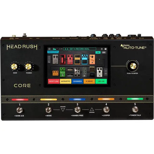 Alt view image 2 of 3 - Headrush Core Multi-FX Pedal with Amplifier Modeler