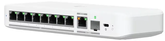 Alt view image 9 of 13 - Ubiquiti Flex 2.5G, 8-Port Switch (USW-Flex-2.5G-8)