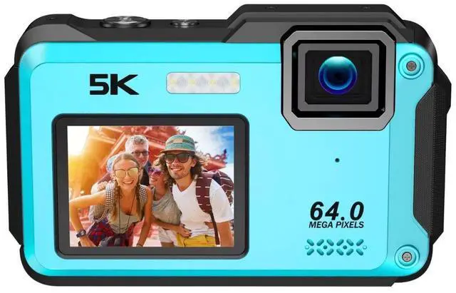 Main image of Aries SplashCam Pro Waterproof Digital Camera (Blue) #SPLASHCAM-BL