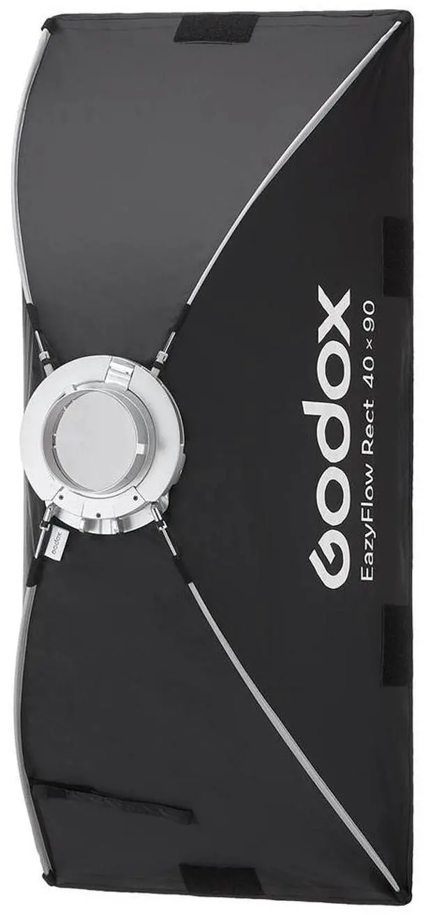 Alt view image 5 of 7 - Godox EazyFlow Foldable Bowens Mount Rectangular Softbox (15.7" 35.4")