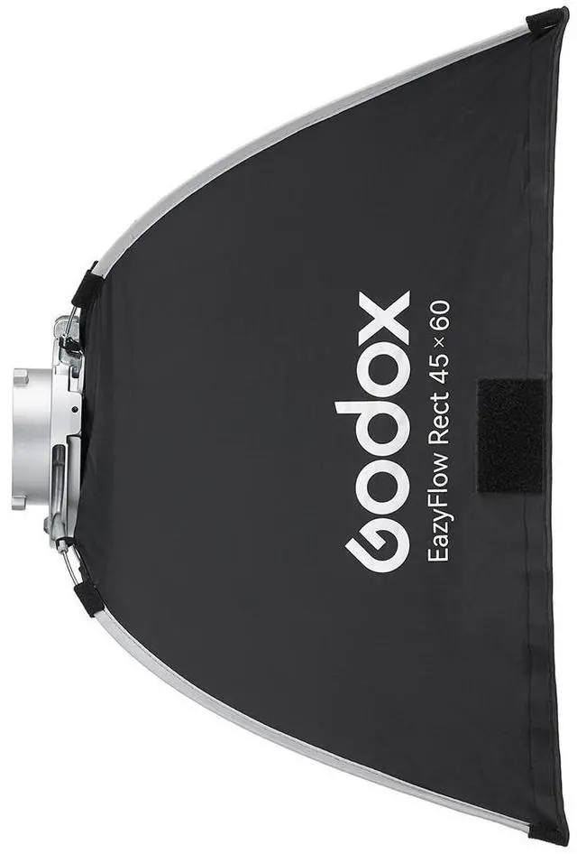 Alt view image 3 of 7 - Godox EazyFlow Foldable Bowens Mount Rectangular Softbox (17.7" x 23.6")