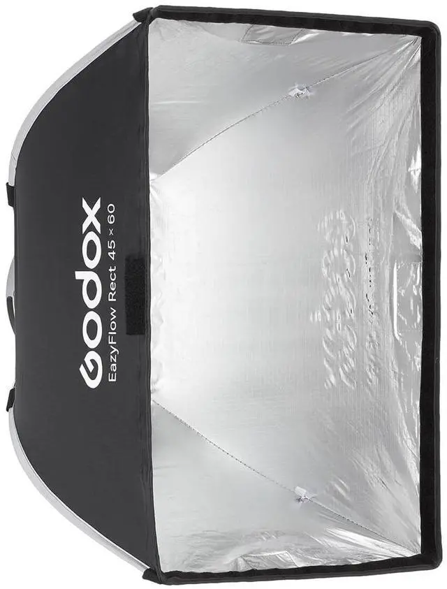 Alt view image 4 of 7 - Godox EazyFlow Foldable Bowens Mount Rectangular Softbox (17.7" x 23.6")