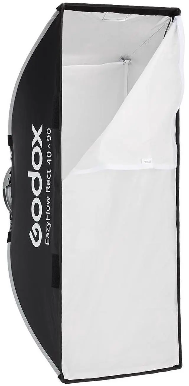 Alt view image 7 of 7 - Godox EazyFlow Foldable Bowens Mount Rectangular Softbox (15.7" 35.4")