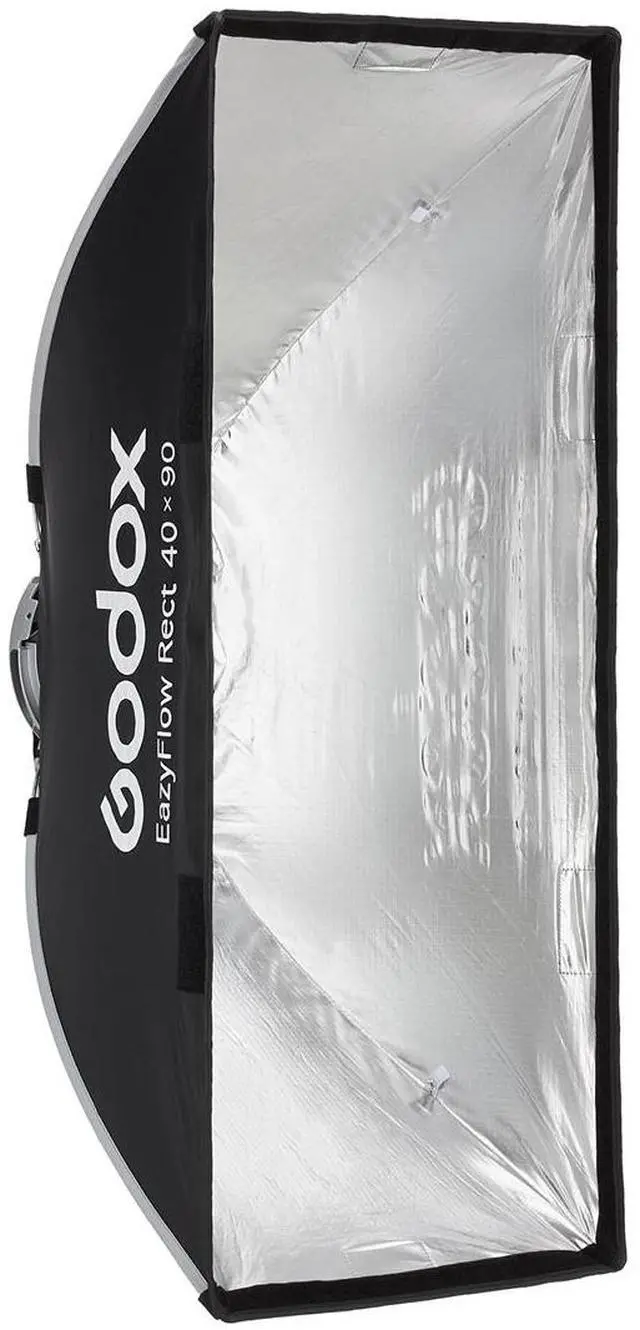 Alt view image 6 of 7 - Godox EazyFlow Foldable Bowens Mount Rectangular Softbox (15.7" 35.4")