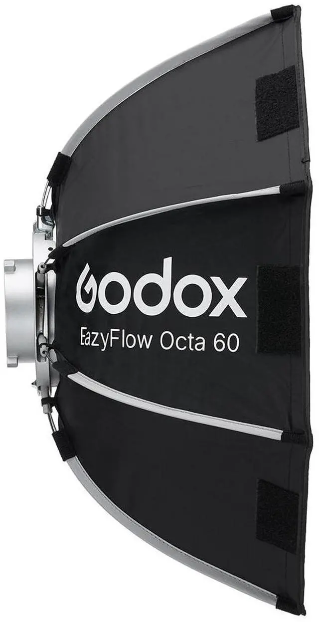Alt view image 2 of 3 - Godox EazyFlow Foldable Bowens Mount Octa Softbox (23.62") #EAZYFLOW OCTA60