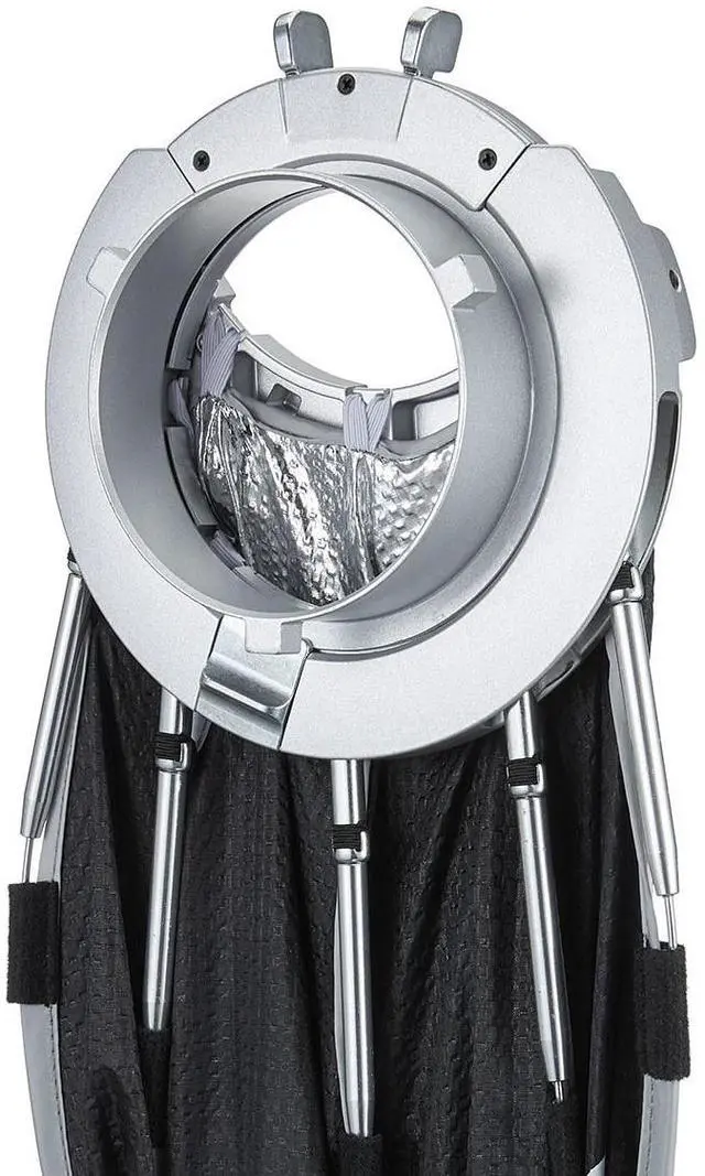 Alt view image 3 of 7 - Godox EazyFlow Foldable Bowens Mount Beauty Dish 25.6" (Black & White)