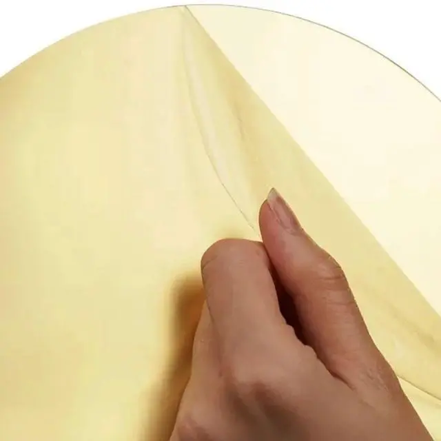 Alt view image 7 of 7 - Glow Acrylic Mirror Reflective Display Set, 11PC Photo Background Props (Gold)
