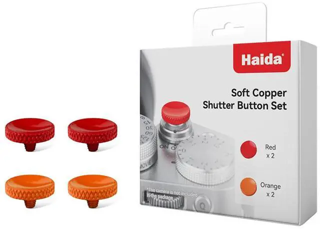 Main image of Haida Soft Copper Shutter Release Button Set for Camera #HD4865