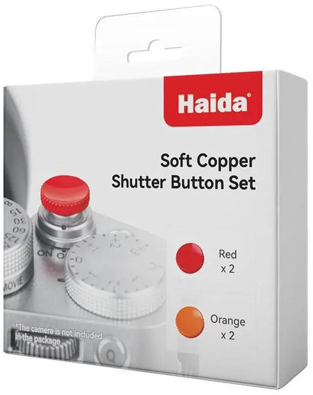 Alt view image 2 of 7 - Haida Soft Copper Shutter Release Button Set for Camera #HD4865