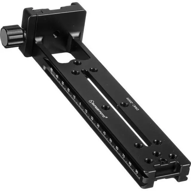 Alt view image 2 of 4 - SunwayFoto DMC-200R Vertical Rail With "On-End" Clamp for Arca-Style and RRS Clamps