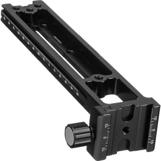 Alt view image 4 of 4 - SunwayFoto DMC-200R Vertical Rail With "On-End" Clamp for Arca-Style and RRS Clamps